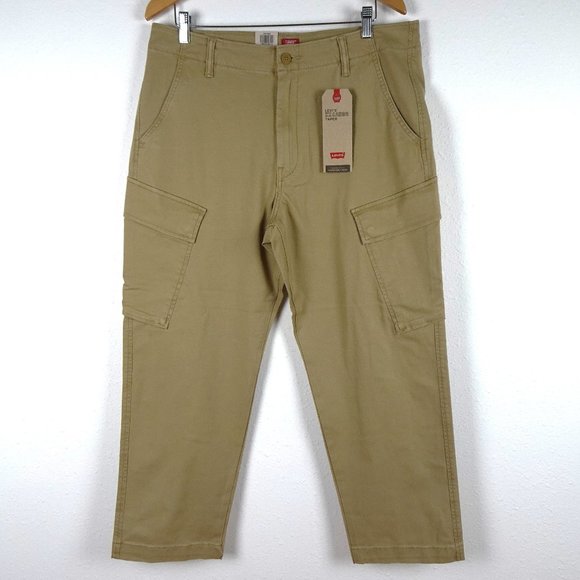 Levi's Other - Levi's Cargo Pants Men's 36x29 Khaki Tapered Stretch